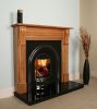 Irish Corbel Oak Fireplace
