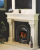 Lyon Marble Fireplace Ivory Cream - 60" Wide