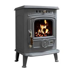 Henley Aran 6kW DEFRA Approved Multi Fuel Stove French Grey