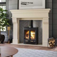 The Ardmore Marble Fireplace Alpine Polished White 1500mm
