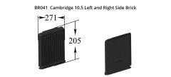 Cambridge 10.5 Left and Right Side - Brick