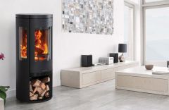 Henley Elite G3 6kW Wood Burning Stove – Black Glass Door