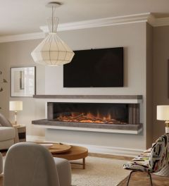 Evonic Canto 200 Wall Mounted Electric Fireplace Suite 