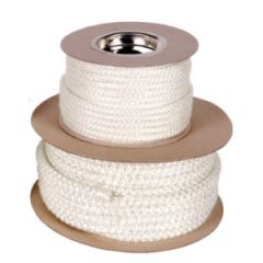8mm Heat Resistant Stove Fire Rope White - Per Metre