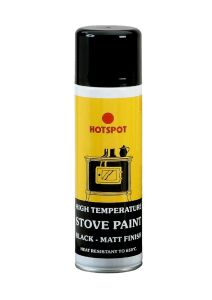 Hotspot Heat Resistant Stove Paint Matt Black Finish 450ml