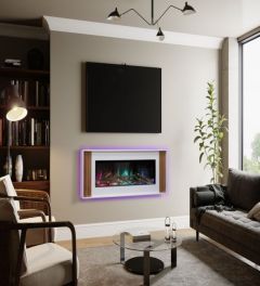 Evonic Rivera 150 Wall Mounted Electric Fireplace Suite