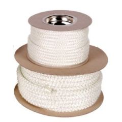 7mm Heat Resistant Stove Fire Rope White - Per Metre