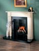 Ariel Marble Fireplace Milan Cream