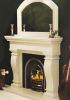 Van Gogh Marble Fireplace Ivory Cream