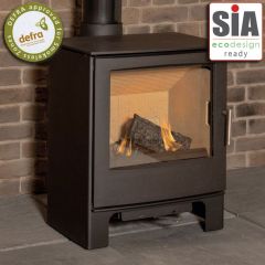 Mendip Woodland Large DC Eco Design Ready Multifuel Wood Burning Stove 