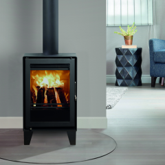 Westifre Uniq 35 Eco Design Ready Wood Burning Stove 100mm Legs