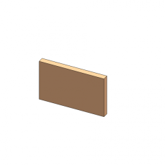 ACR Larchdale Rear Fire Brick (2 required) (03.77580.000)