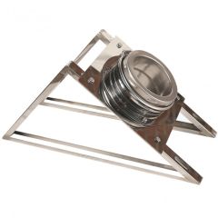 Base Wall Flue Support - 5" Twin Wall Flue Pipe [125mm]