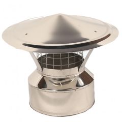 Rain Cap Chimney Cowl - 6" Twin Wall Flue Pipe [150mm]