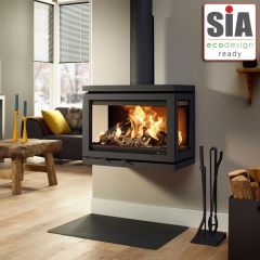 Dik Geurts Vidar Wall Mounted Eco Design Ready Wood Burning Stove