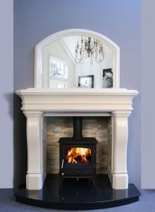 Carlingford Marble Fireplace Ivory Cream