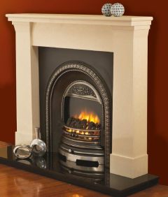 Darwin Grande Marble Fireplace Surround Milan Cream