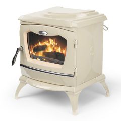 Waterford Stanley Ardmore Solid Fuel Cream Enamel Room Heating Stove *SPECIAL OFFER*