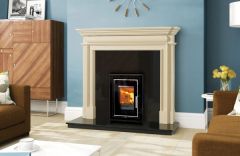 Henley Athens 400 4.8 kw ECO Wood Burning Insert Stove – Black Glass Frame