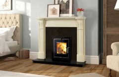 Henley Athens 500 6.2kW ECO Wood Burning Insert Stove – Black Glass Frame 