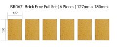 BR067 Brick Erne Full Set ( 6 Pieces ) 127mm x 180mm