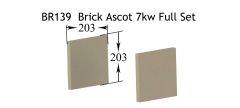 Ascot 7kw Right & Left Side - Brick BR139