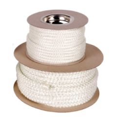 12mm Heat Resistant Stove Fire Rope White - Per Metre