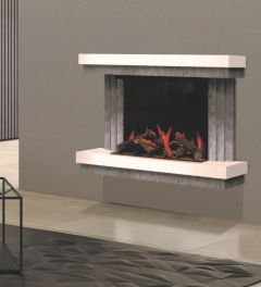 Evonic Gilmour 6 Wall Mounted Electric Fireplace Suite