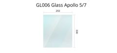 Apollo 5/7  - Glass for Henley Stoves GL006