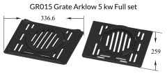 GR015 Grate Arklow 5 kw Full set