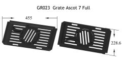 GR023 - Ascot 7 - Grate (Full set)