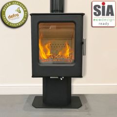 Mendip Ashcott Pedestal SE Eco Design Ready Multi Fuel Wood Burning Stove