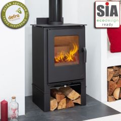 Mendip Loxton 8 Logstore  SE Eco Design Ready Multifuel Woodburning Stove