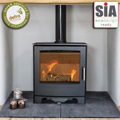 Mendip Woodland Convector Plus Duel Controller Eco Design Ready Multi-Fuel Woodburning Stove