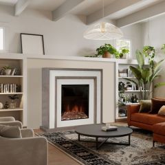 Evonic Murano Electric Fireplace Suite 