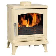 ACR Oakdale Cream Enamel Multi Fuel Stove