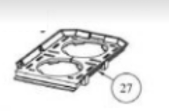 Stanley Cara Boiler Stove Grate Support Plate / Outer Frame [Z00063AXX]