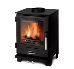 Waterford Stanley SOLIS F500 Edge 5kw Free Standing Stove - Graphite