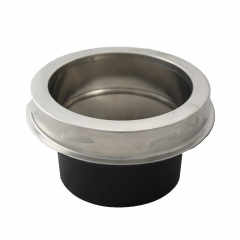 Start Off Adaptor - 6" Stove Pipe - Twin Wall Flue [150mm] Black